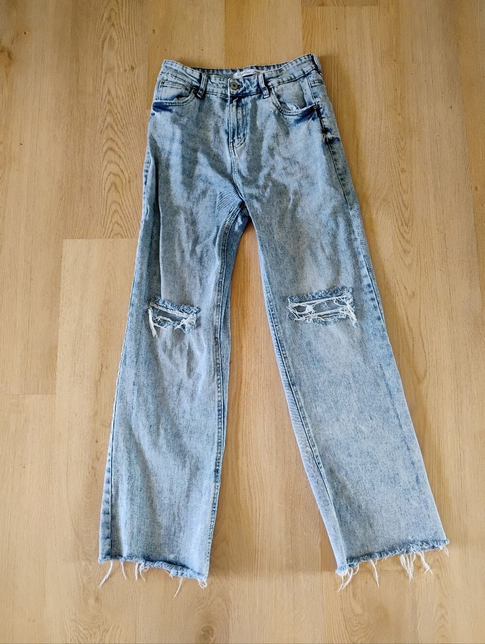 Highway Jeans Light Blue Distressed Denim